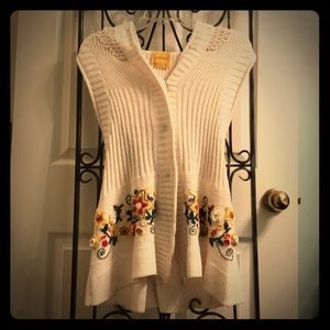 Anthro Lulumari Long Cardigan